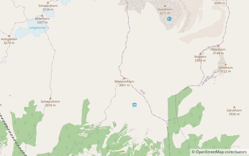 Wiwannihorn location map