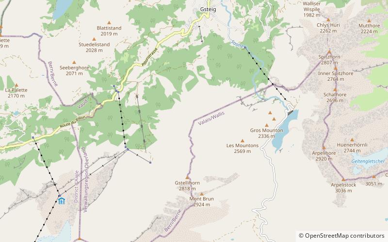 schluchhorn les diablerets location map