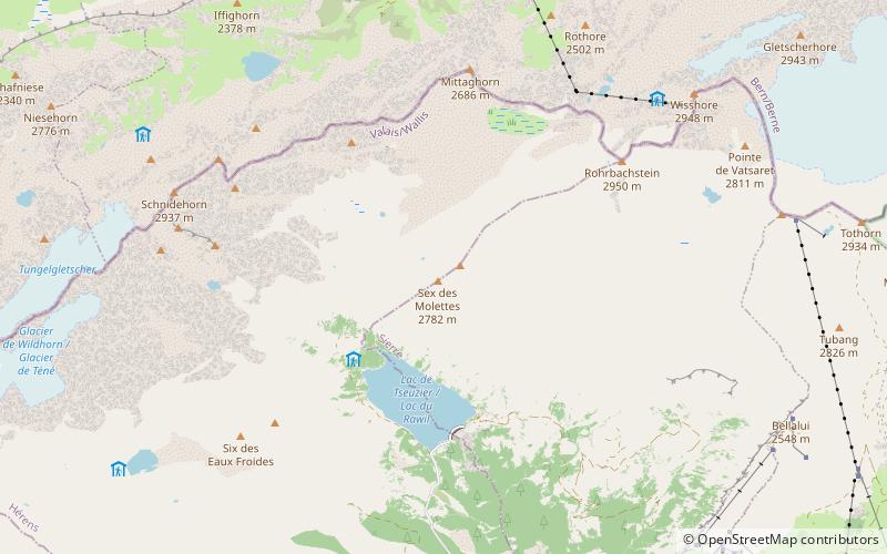 wetzsteinhorn crans montana location map
