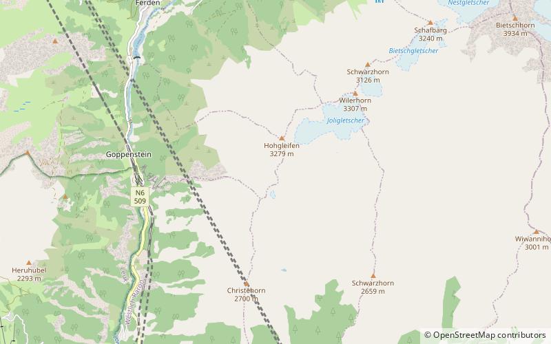 wannihorn lotschental location map