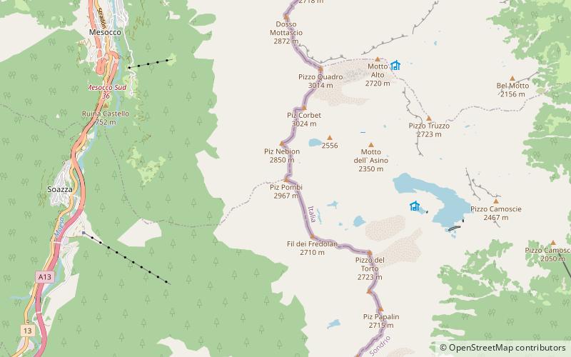 piz pombi valle mesolcina location map
