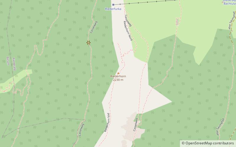 Riederhorn location map