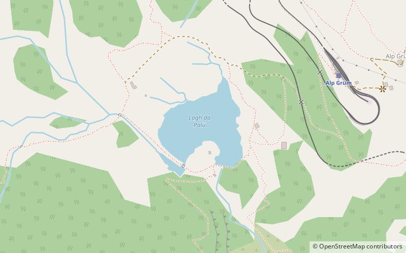Palü Lake location map