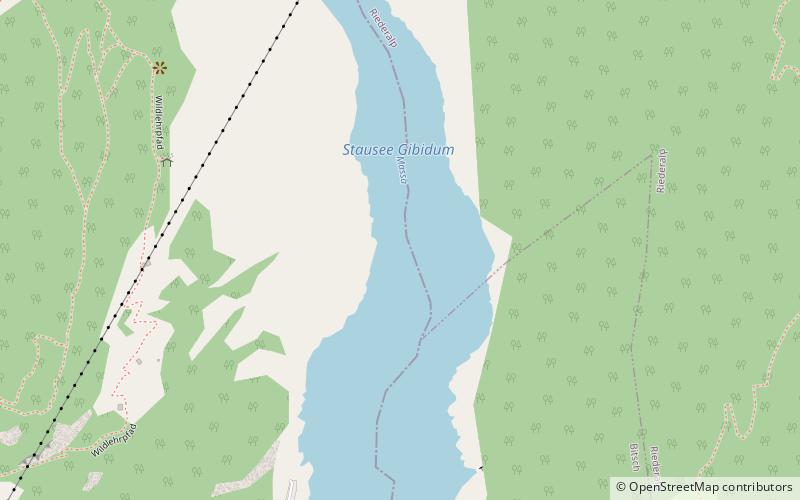 Stausee Gibidum location map
