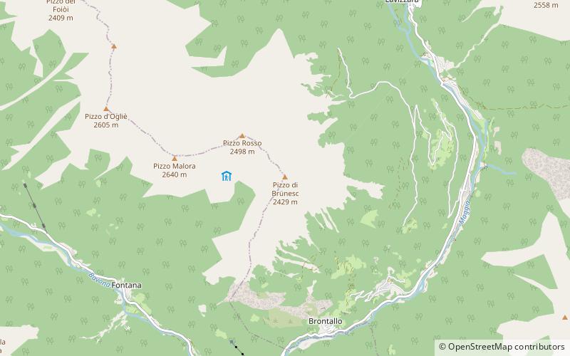 pizzo di brunesc location map