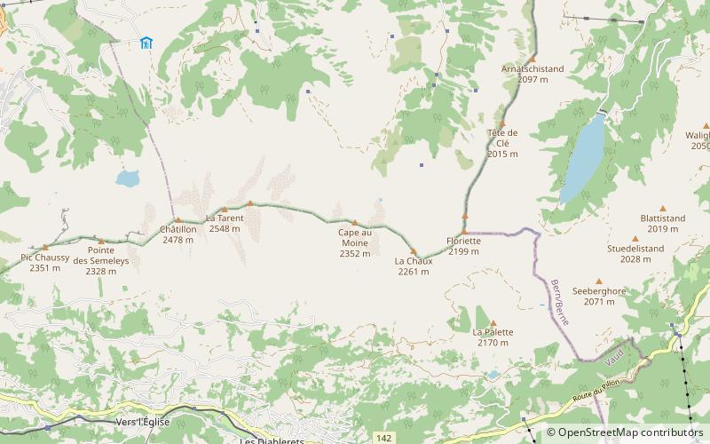 Cape au Moine location map