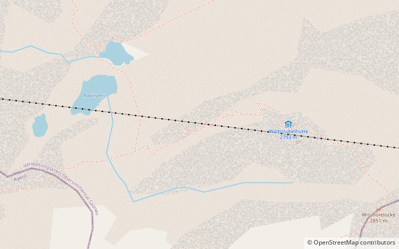 Weisshorn location map
