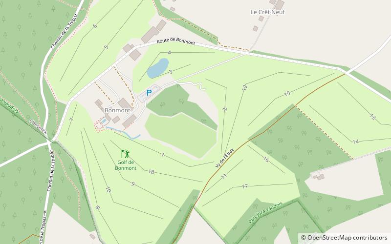 Bonmont Abbey location map
