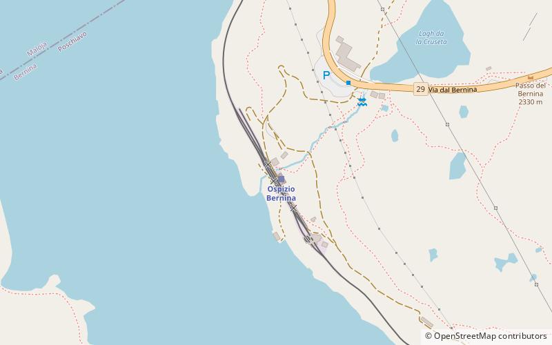 chemin de fer rhetique dans les paysages de lalbula et de la bernina location map