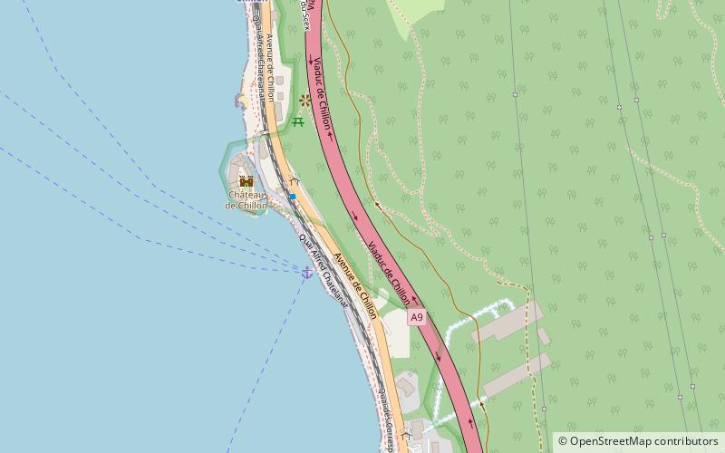 Chillon-Viadukt location map