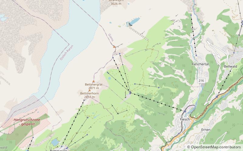 Eggishorn location map