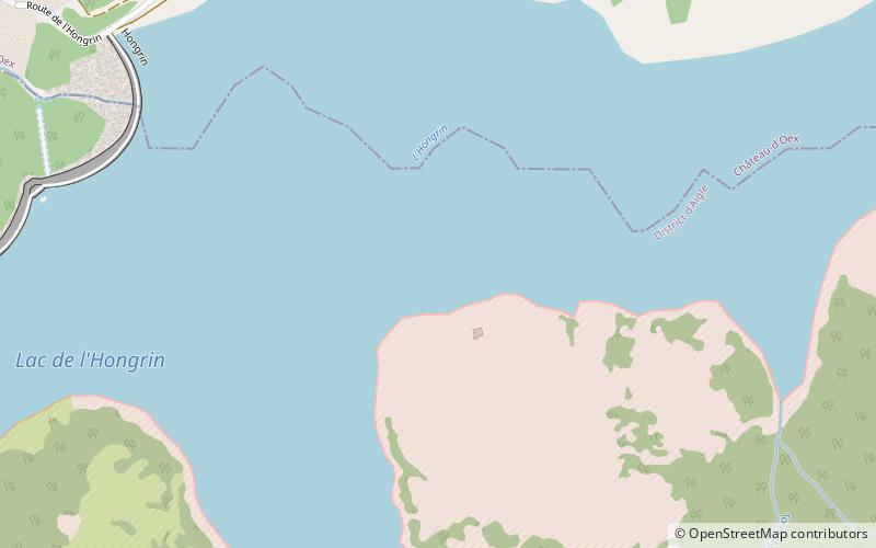 Lac de l’Hongrin location map