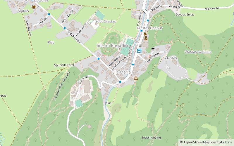 Baselgia evangelic location map