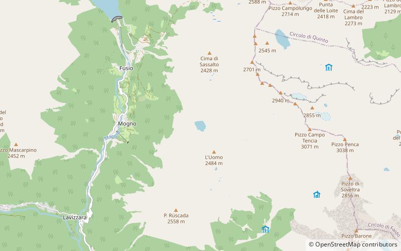 lago di mognola location map