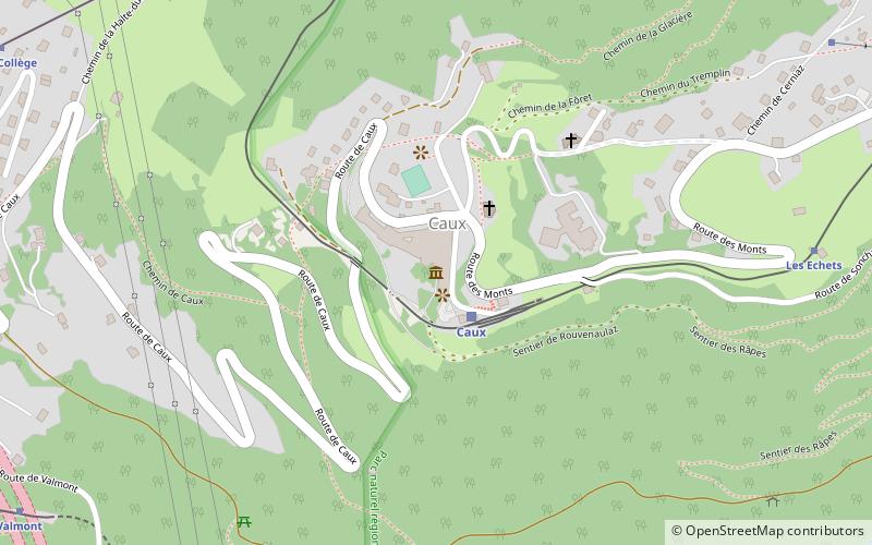 Caux Expo location map