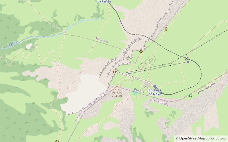Rochers de Naye location map