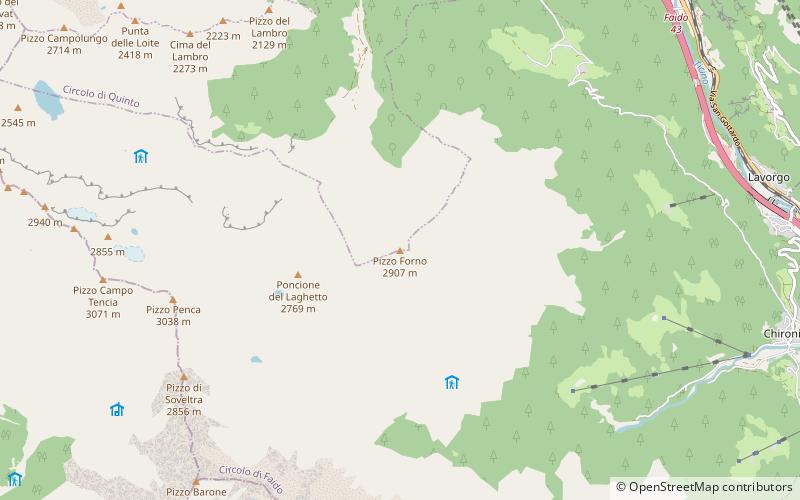 Pizzo Forno location map