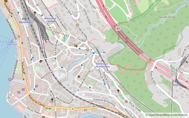 Montreux Music & Convention Centre location map