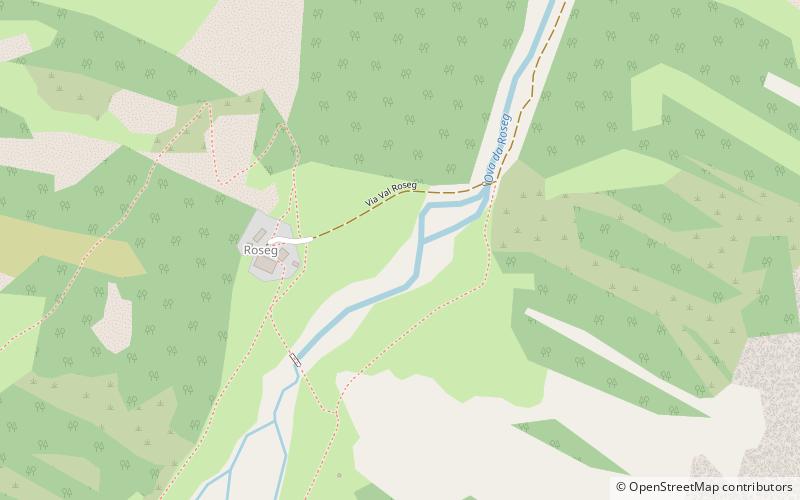 Val Roseg location map