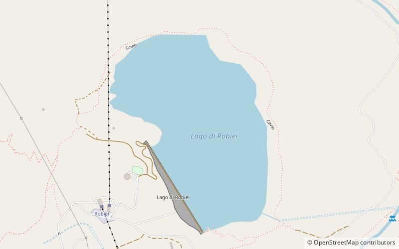 Lago di Robièi location map