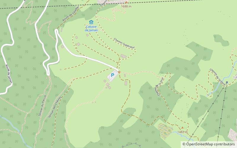 Col de Jaman location map
