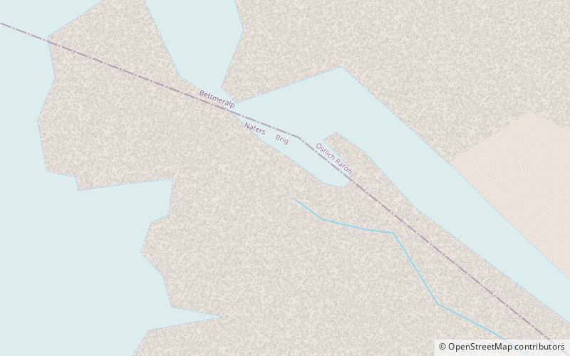 Mittelaletsch Glacier location map