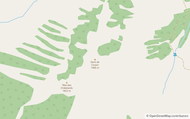 Dent de Corjon location map