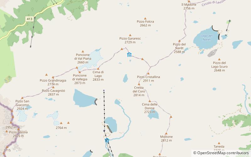 Lago Sfundau location map