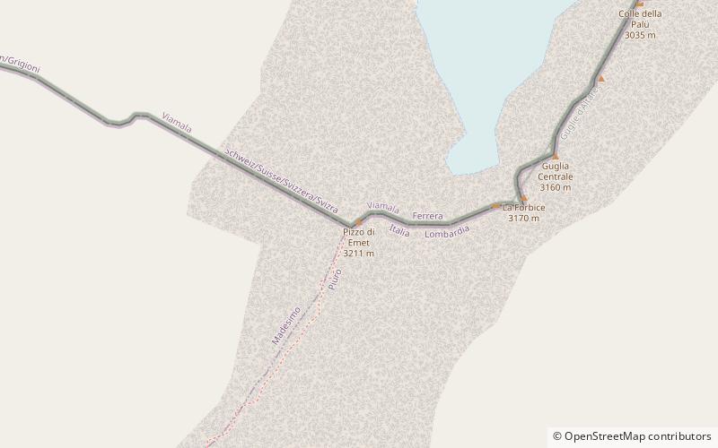 Piz Timun location map