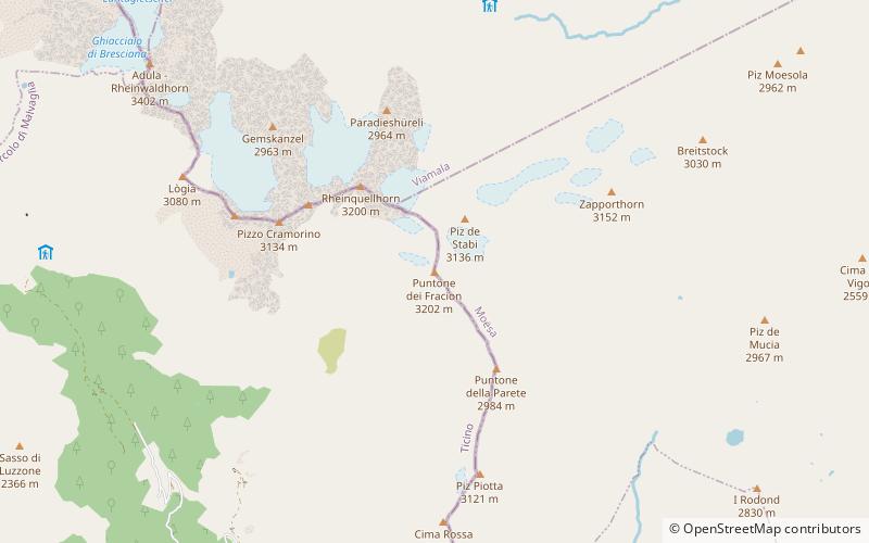 Puntone dei Fraciòn location map