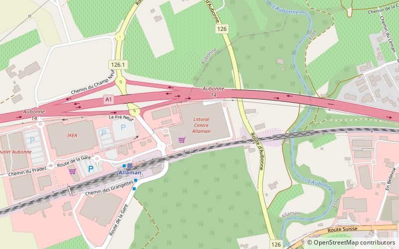 Littoral Centre Allaman location map