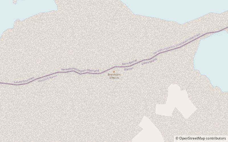 Breithorn location map