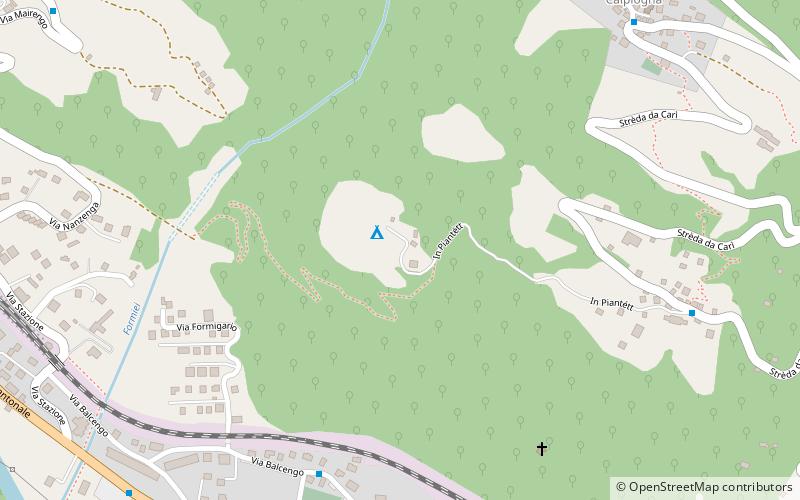 Distrito de Leventina location map