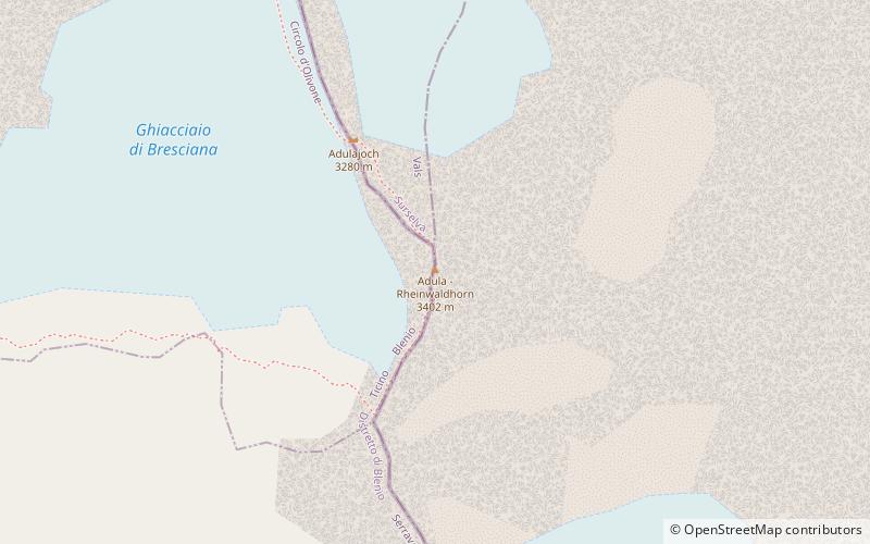 Adula location map