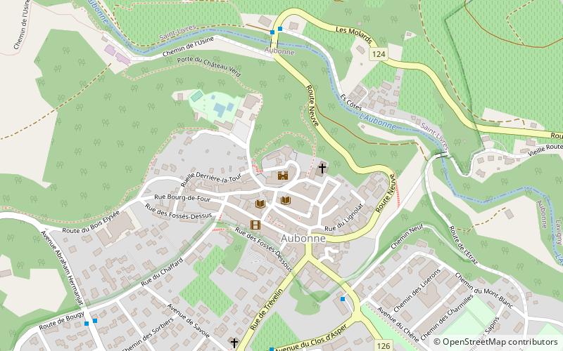 Château d'Aubonne location map