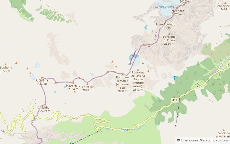 poncione di manio location map