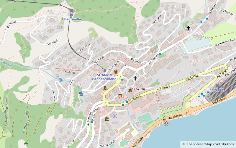 St. Moritz Library location map