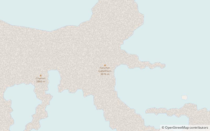 Fiescher Gabelhorn location map