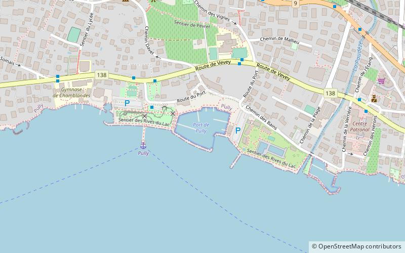Port de Pully location map