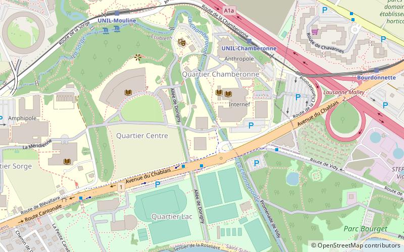 Institut suisse de droit comparé location map