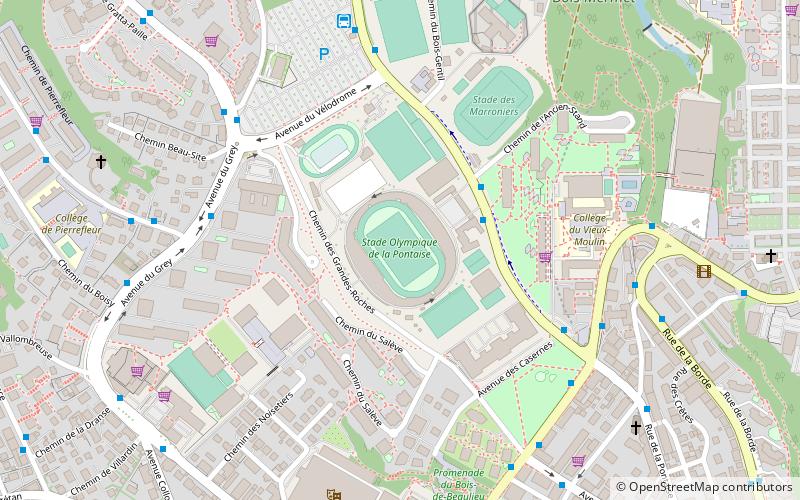Stade Olympique de la Pontaise location map