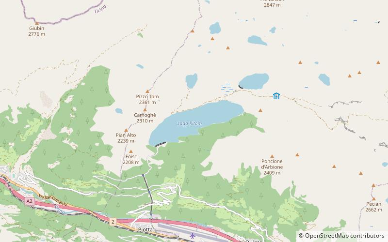 Lago Ritóm location map