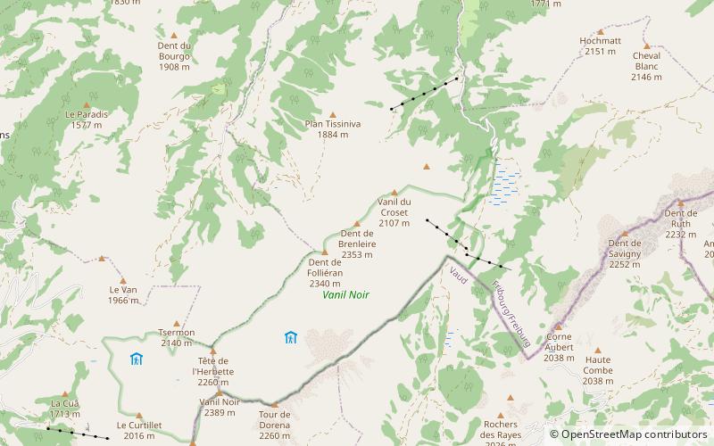 Dent de Brenleire location map