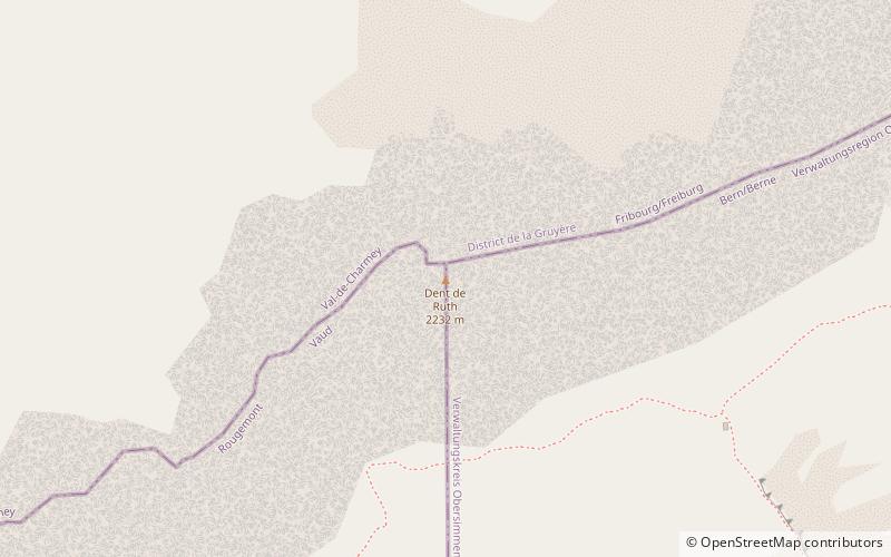 Dent de Ruth location map