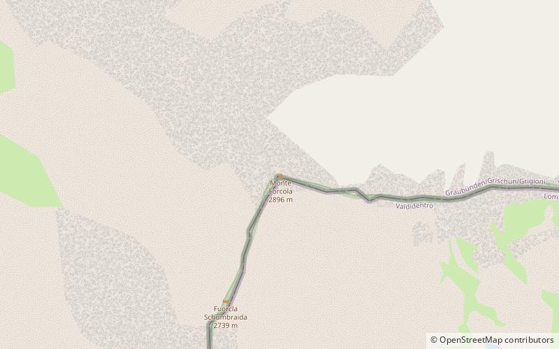 Monte Forcola location map