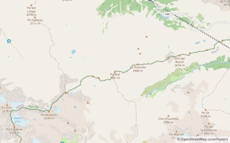 piz bial samedan location map