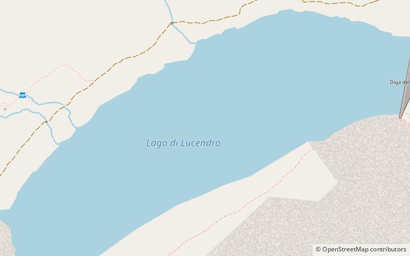 Lago di Lucendro location map