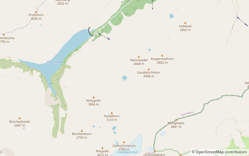 Guraletschsee location map