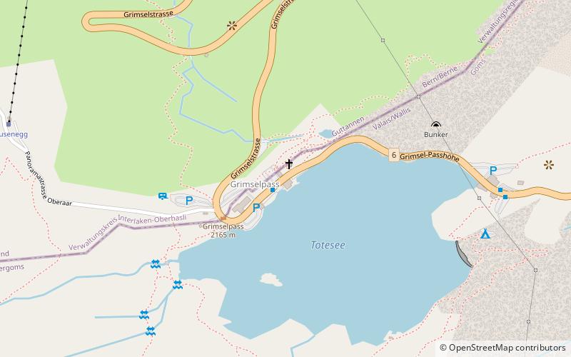 Puerto de Grimsel location map