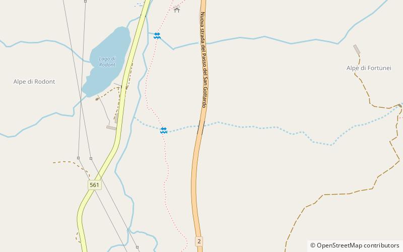 nuova strada del passo del san gottardo location map